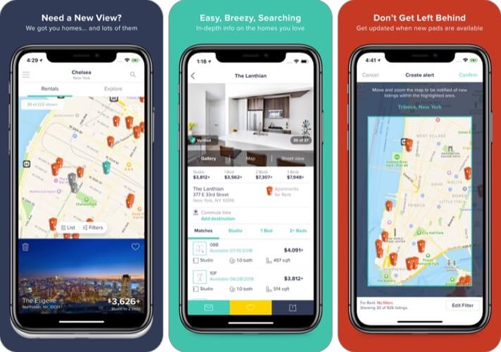 HotPads Apartment Rentals iPhone App Screenshot