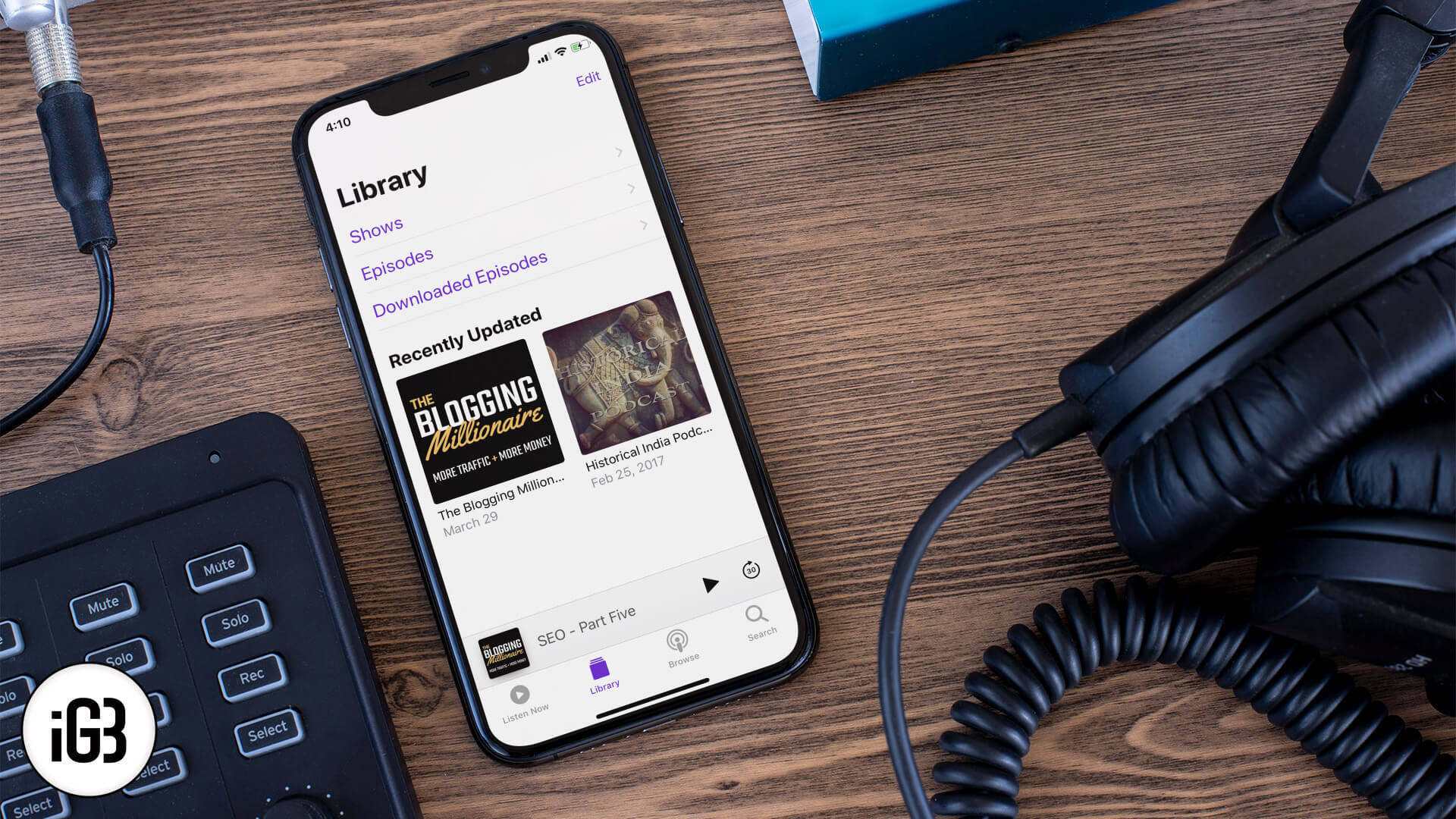 Remove Shows and Episodes from Podcasts App on iPhone or iPad - 31