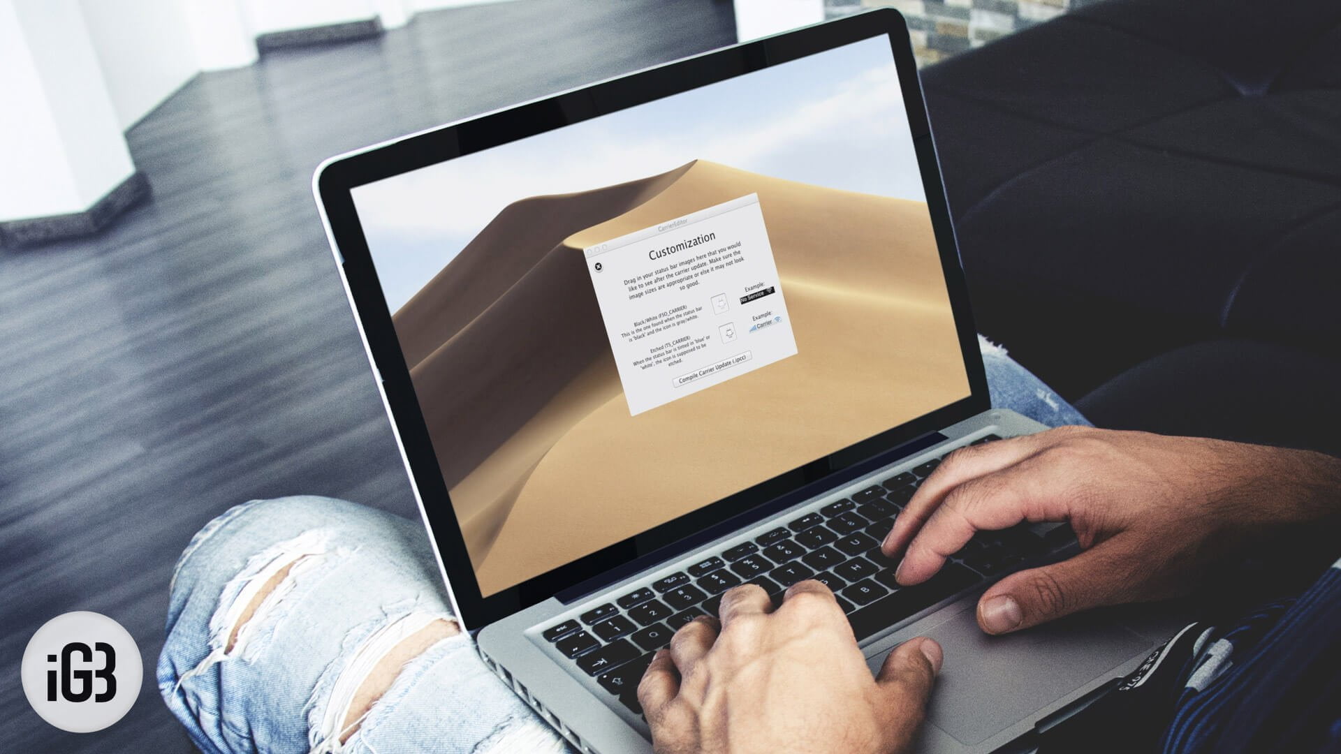 How to Change Carrier Name on iPhone and iPad  Using Mac  - 77