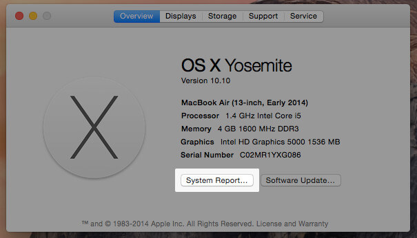 How to Find Bluetooth version of Mac on OS X Yosemite
