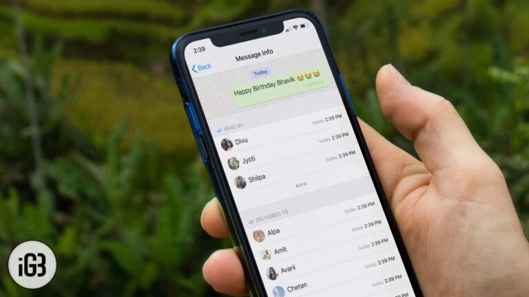 How to Know Who Has Read WhatsApp Group Message on iPhone