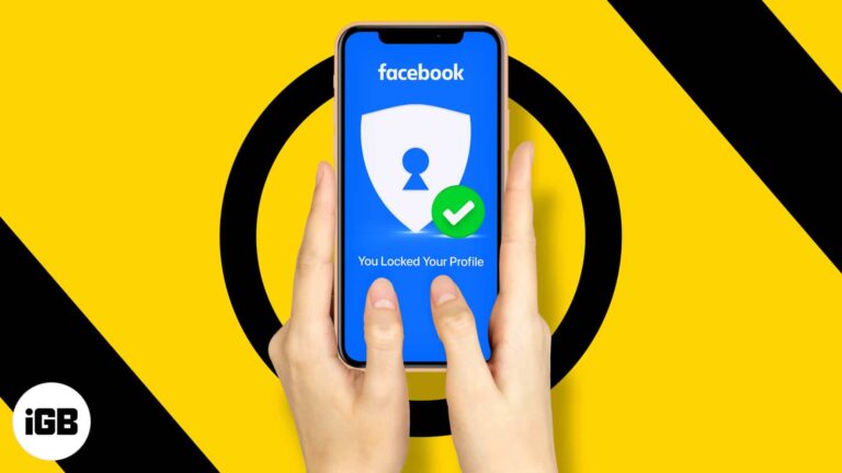 How to lock facebook profile on iphone ipad or web