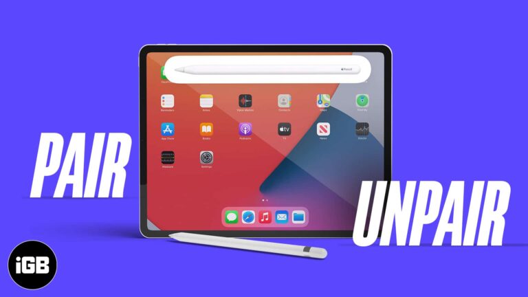 How to pair unpair and charge apple pencil with ipad pro