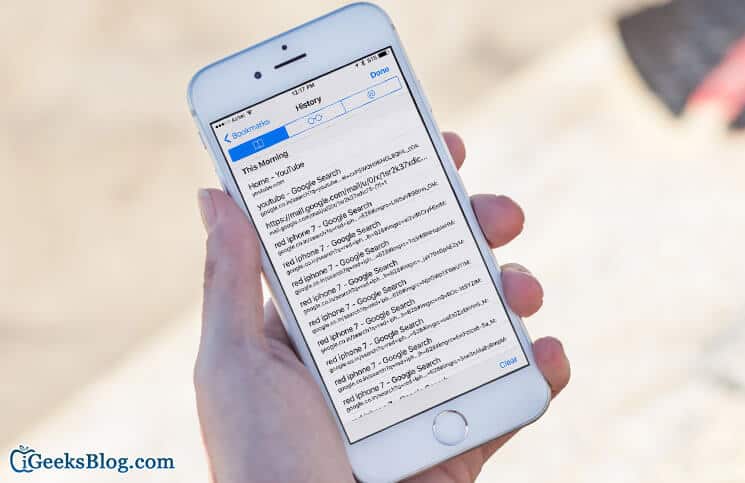 How to search safari history and bookmarks on iphone ipad