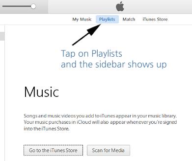 How to Show the Sidebar in iTunes 12