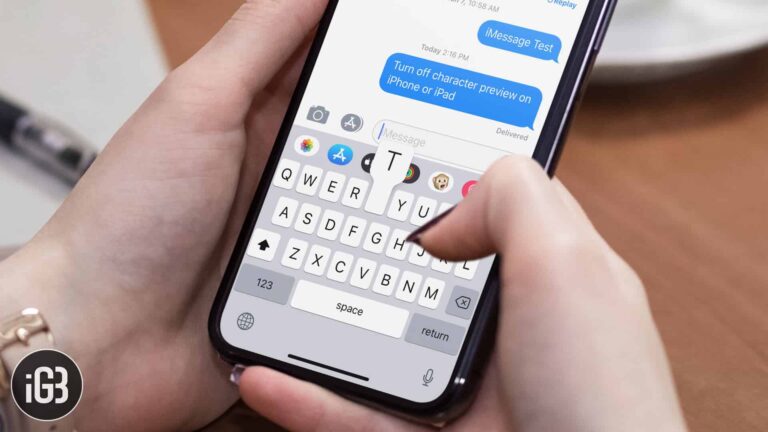 How to Disable Pop-up Character Preview on iPhone Keyboard