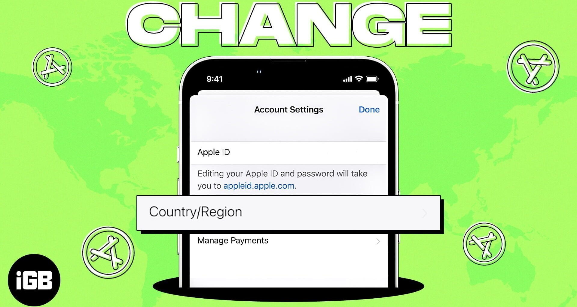 How to change apple store country or region on iphone ipad and mac