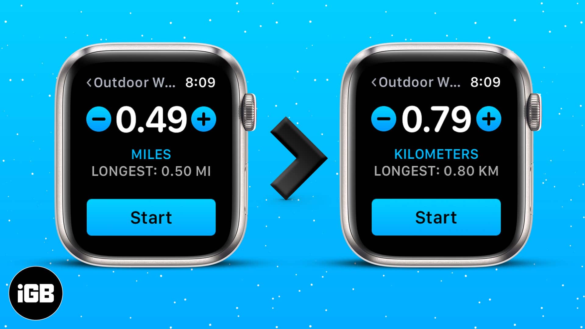 How to change distance units from miles to kilometers on apple watch and iphone