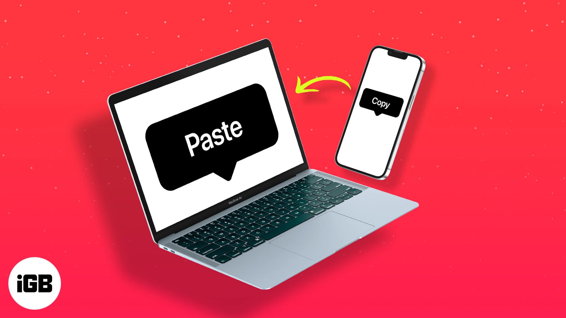 How to copy and paste from iphone to mac pc