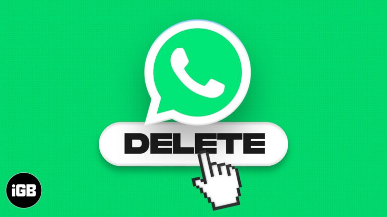 How to delete a WhatsApp account on iPhone