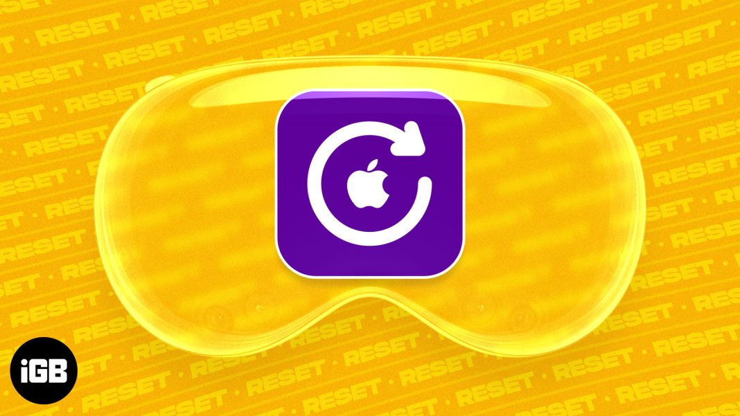 How to factory reset Apple Vision Pro - 62