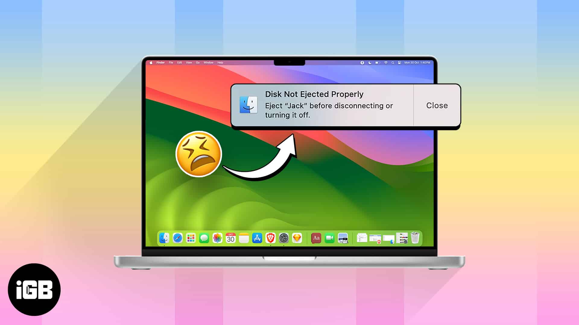 How to fix disk not ejected properly error on mac