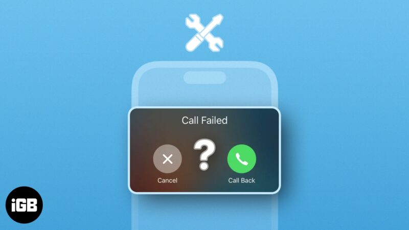 call failed iphone whatsapp