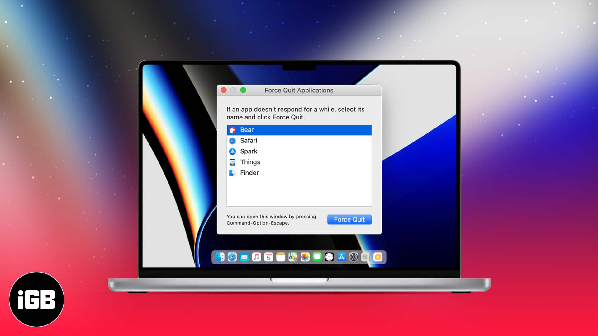 How to force quit apps on mac