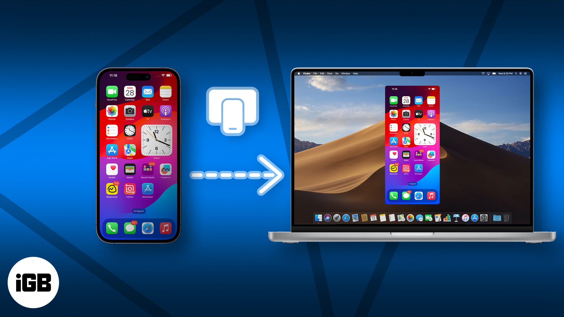 How to mirror iphone or ipad screen to mac or pc