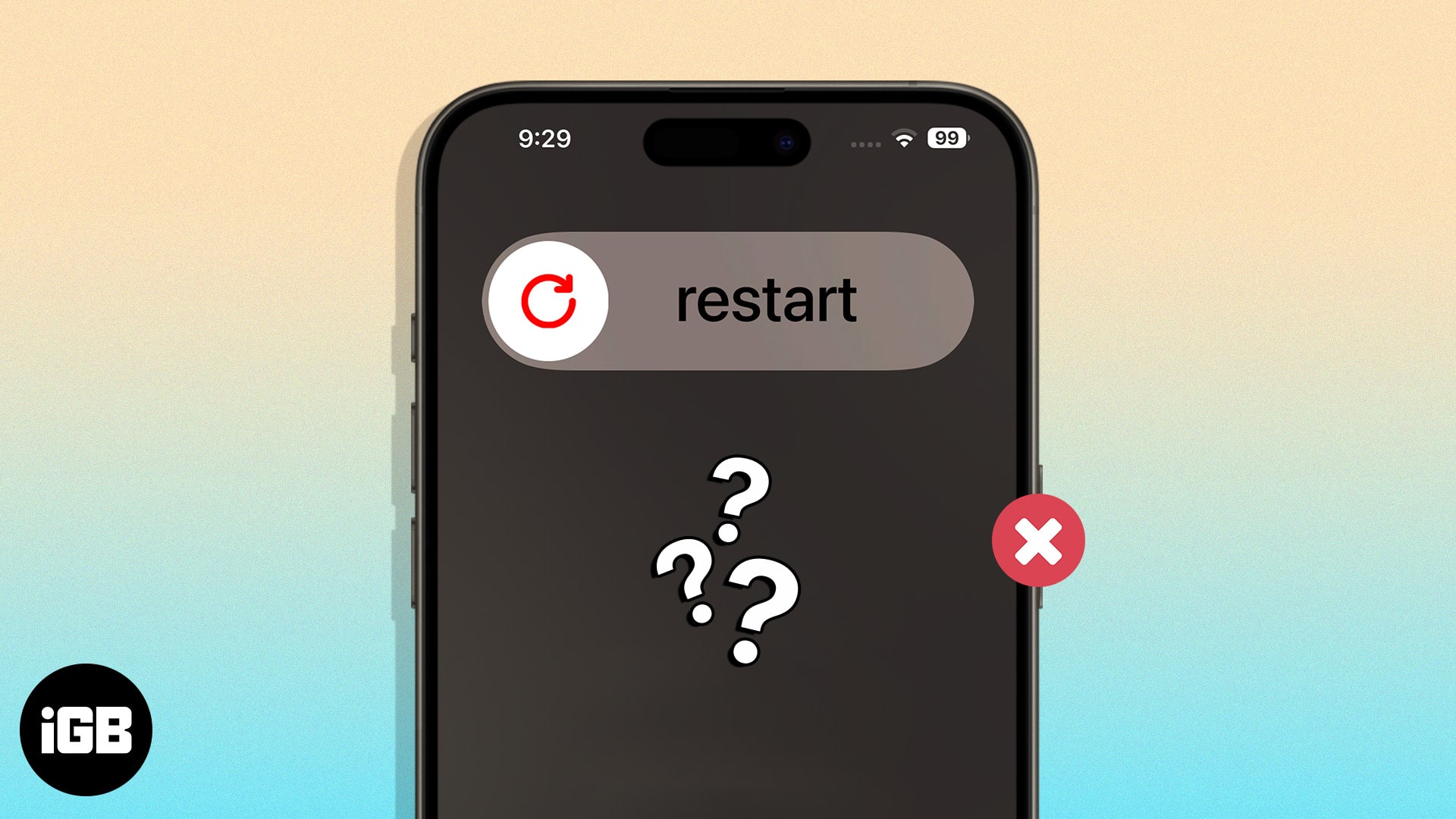 How to restart your iphone without power and home button