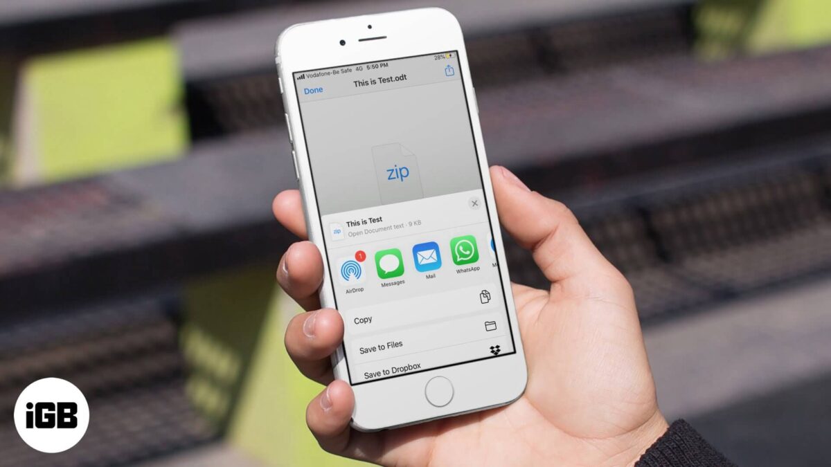 How to save an email attachment to icloud drive on iphone and ipad