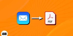 How to save email as PDF in Mail app on iPhone iPad Mac