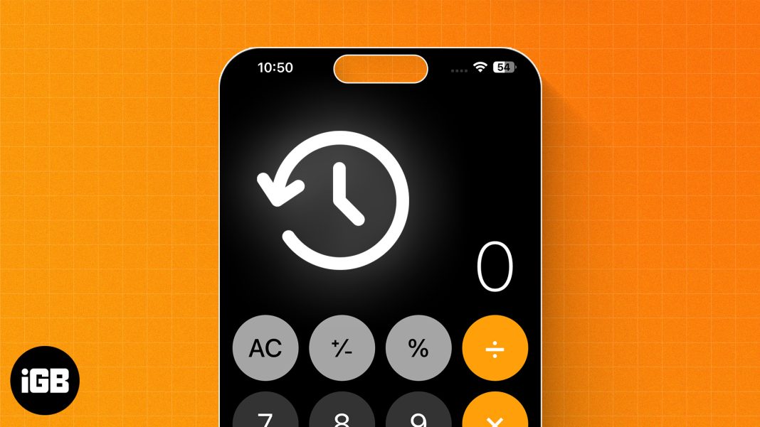 How to see Calculator history on iPhone  4 Easy ways - 86