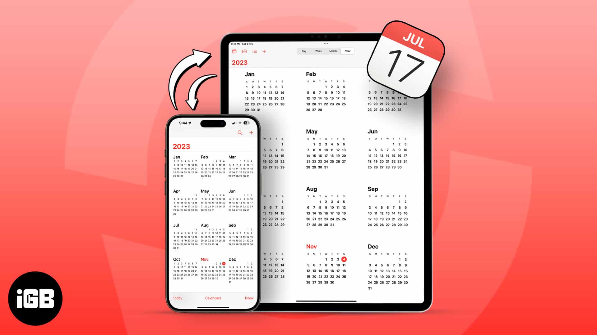How to share and export calendar from iphone or ipad