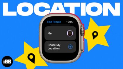 How to share your location from apple watch