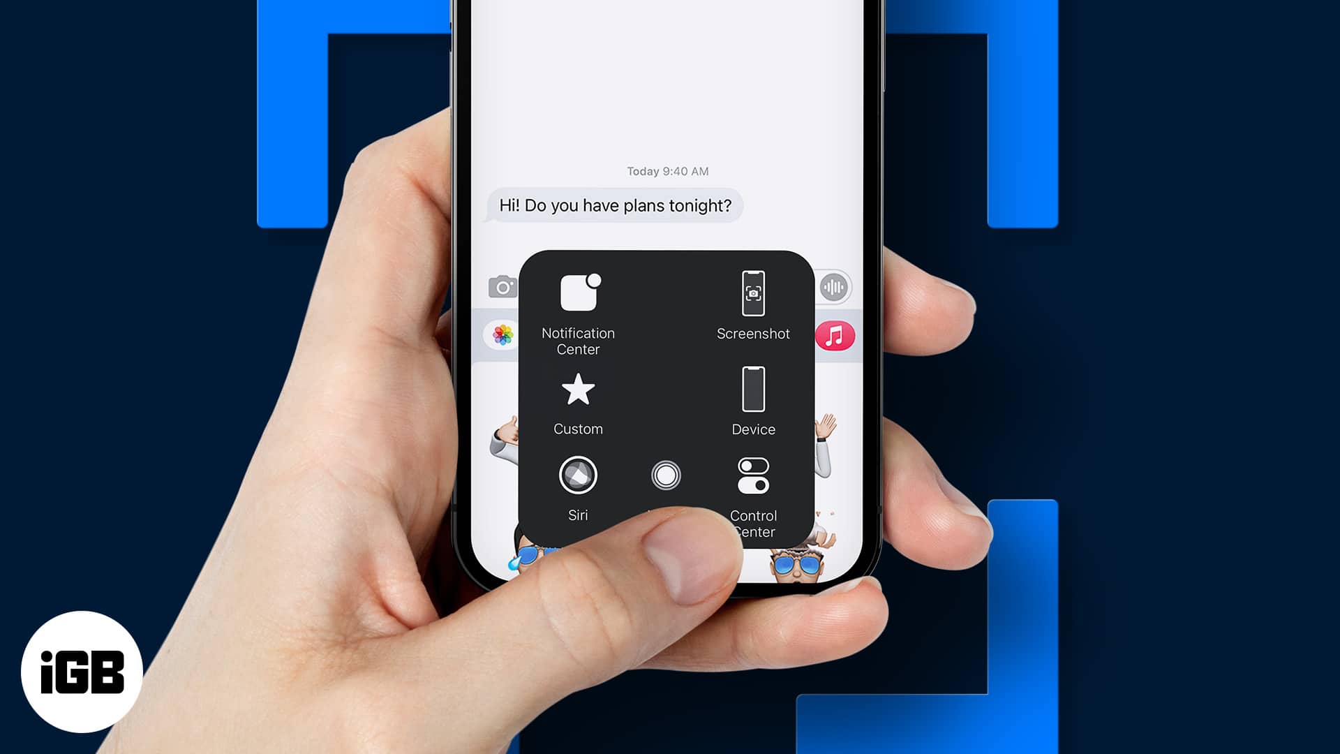 How to take a screenshot on iphone without buttons