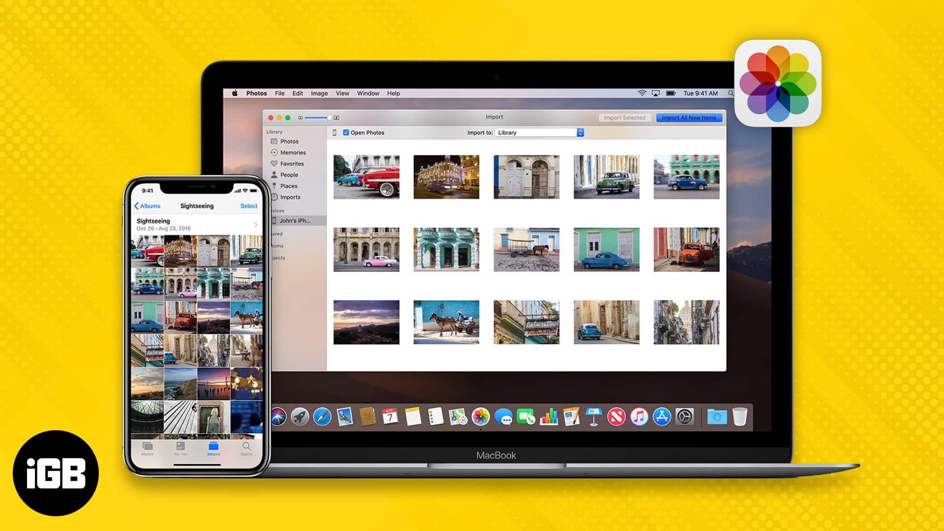 How to transfer photos from iphone to mac