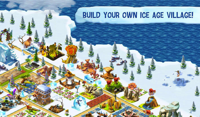 Ice Age Village Kill Stress iPhone and iPad Game Screenshot