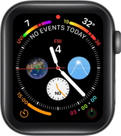 Infograph Apple Watch face