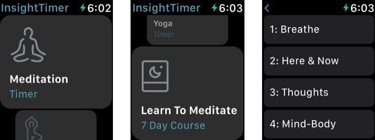 Insight Timer: Meditation App for Apple Watch
