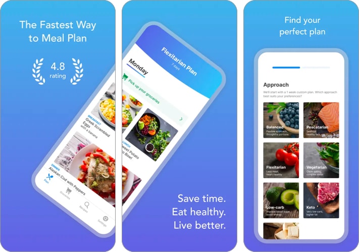 Intent Meal Planner App for iPhone