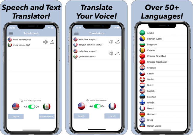 Language Translator' app for iPhone and iPad