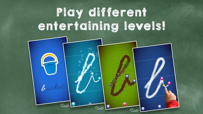 LetterSchool iPhone and iPad Handwriting App Screenshot