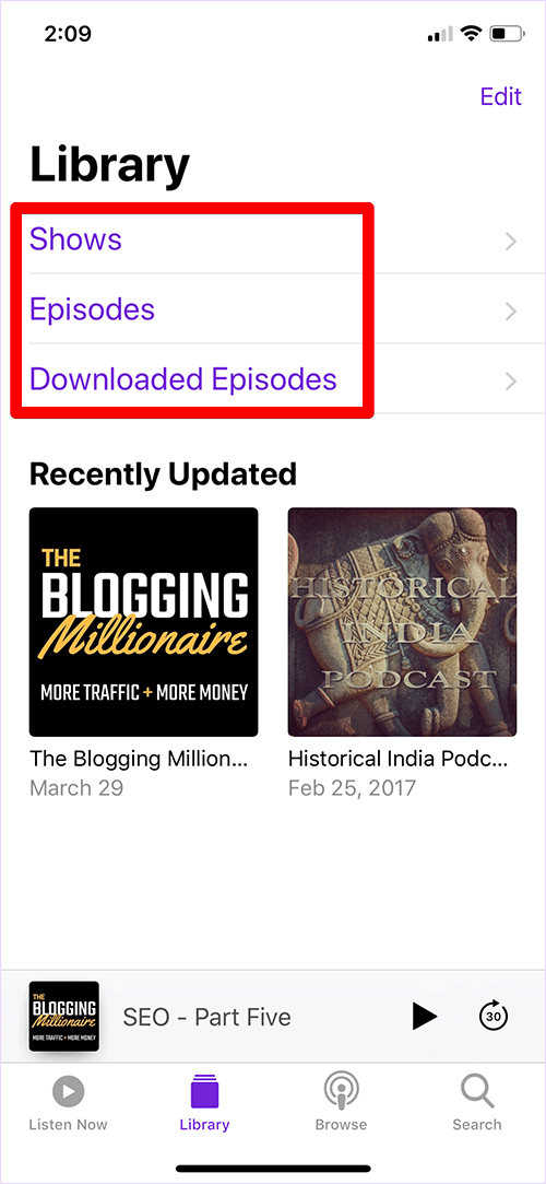 How to Sort Podcasts in Podcasts App on iPhone or iPad - 25