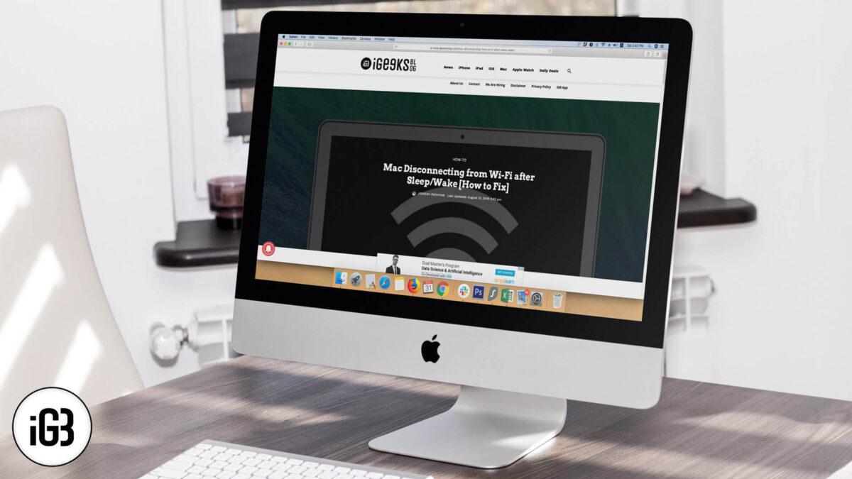 Mac disconnecting wi fi