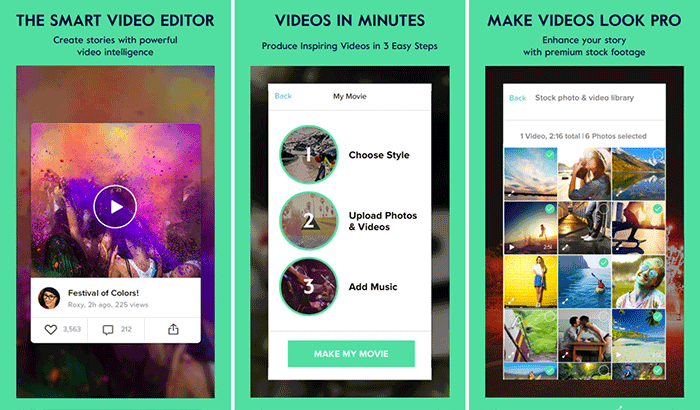 Magisto Video Editor & Movie Maker iPhone App Screenshot
