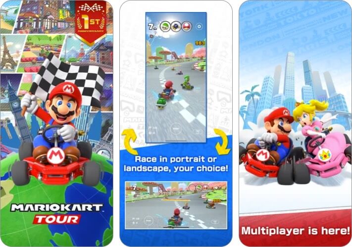 Mario Kart Tour Nintendo DS iPhone and iPad Game