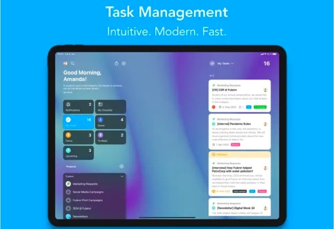 Meister Task management app for iPad and iPhone