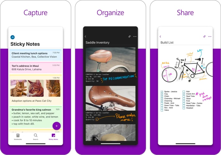 Microsoft OneNote best AI app for iPhone and iPad