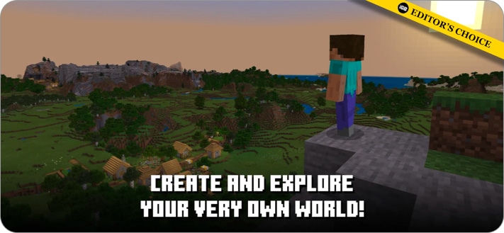 Minecraft piad game for iPhone and iPad
