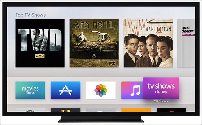 Move Apple TV Apps