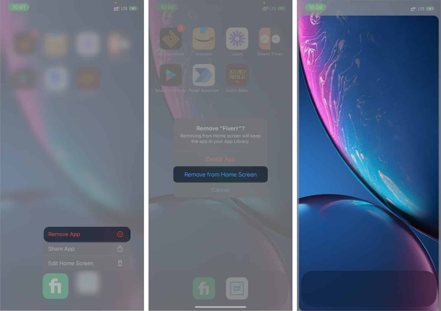 Move app icons to App Library on iPhone