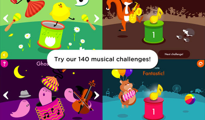 Music4Kids Educational iPhone Game Screenshot
