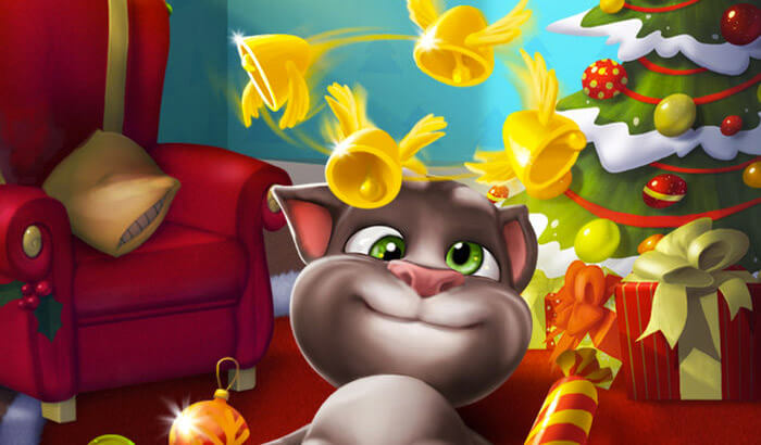 My Talking Tom Kill Stress iPhone and iPad Game Screenshot