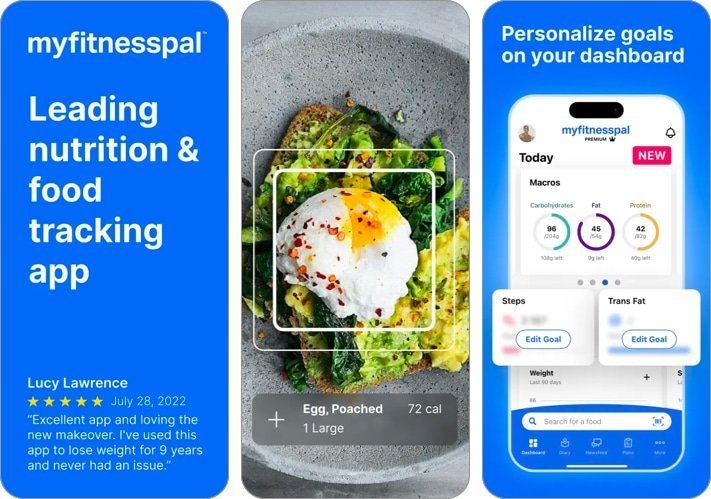 MyFitnessPal best New Year resolution app for iPhone and iPad