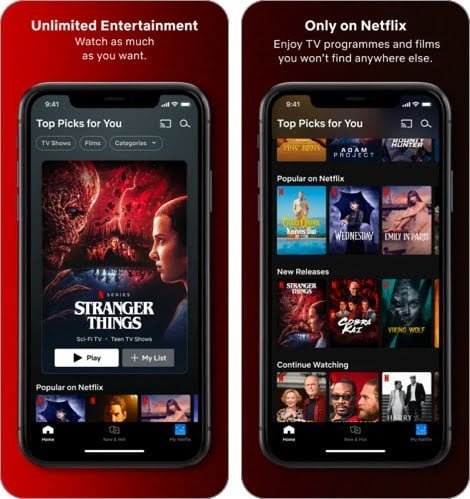 Netflix best Halloween app for iPhone