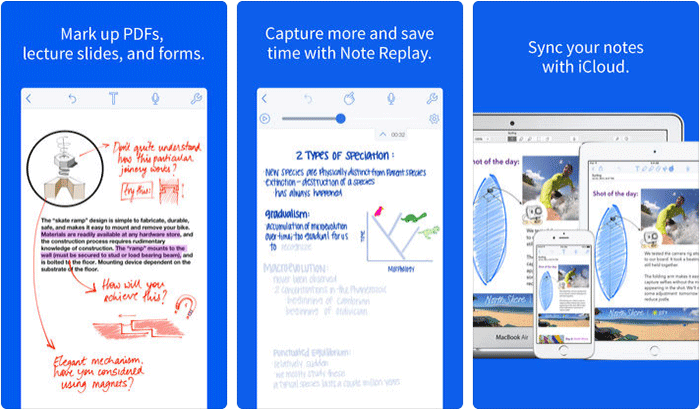 Notability iPhone and iPad App Screenshot