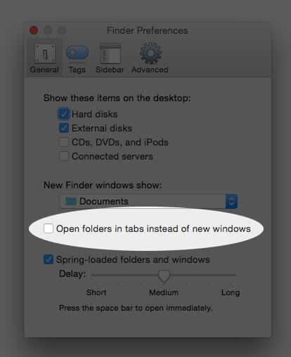 How to Open Folders in New Windows Instead of Tabs in Mac OS X Finder - 29