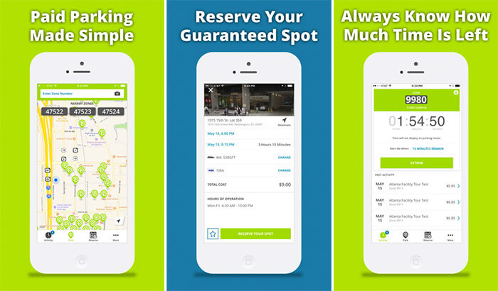 Parkmobile Car Parking iPhone App Screenshot