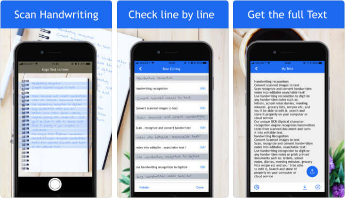 Pen to Print iPhone and iPad Handwriting App Screenshot